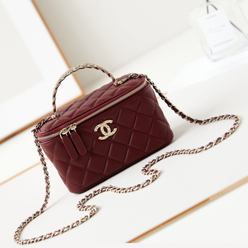 Ch*el cosmetic bags